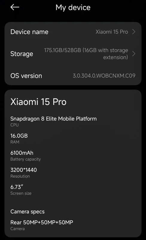 Xiaomi 15 pro 512/16 Gb 2 Xiaomi 15 pro 512/16 Gb 2