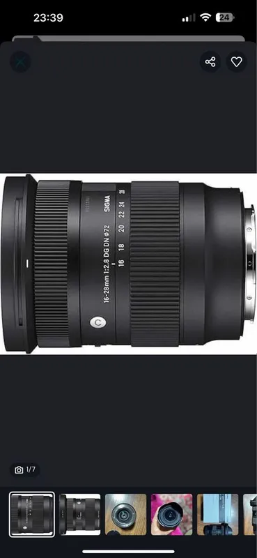 Sony 16-28 2.8 Holati ideal Juda Kam ishlatilgan