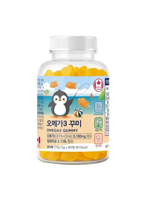 Omega-3 Gummy bolajonlar uchun!