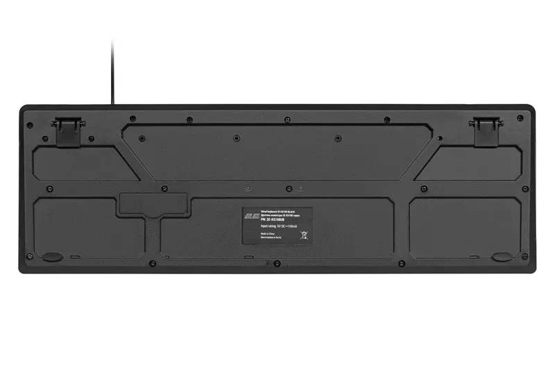 2E KS108 membranali klaviatura, USB-A, qora 3 2E KS108 membranali klaviatura, USB-A, qora 3