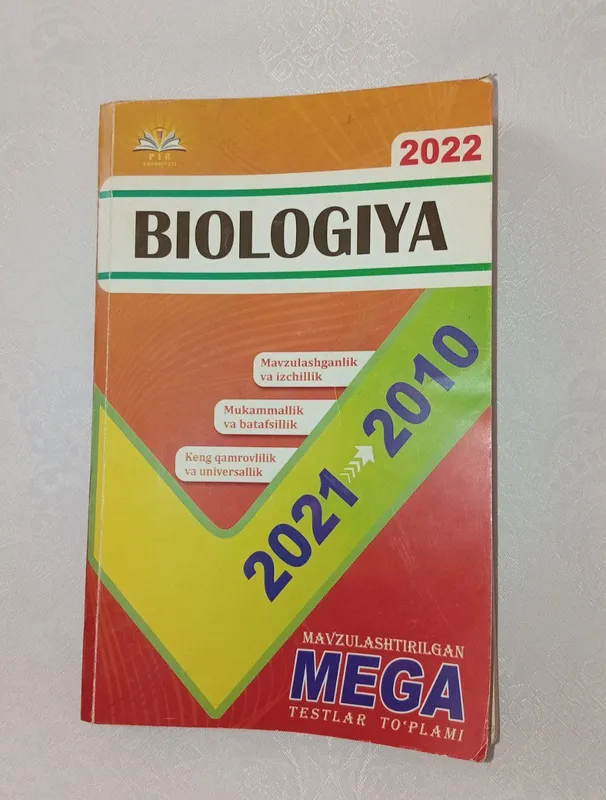 Yangi kitoblar va testlar