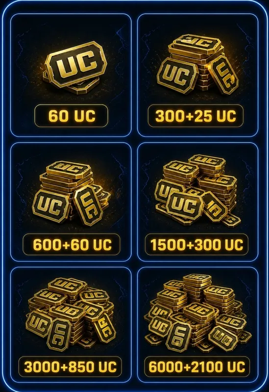 60 UC || PUBG Mobile || Hamma oyinlarga donat!