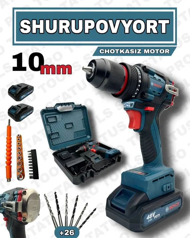 Drellar va shurupovoylar
