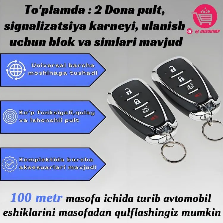 Yuqori texnologiyali aqlli avtomobil signalizatsiyasi — фото 2