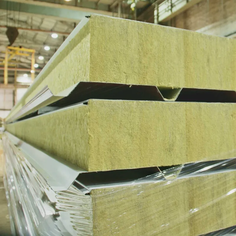 Mineral yundan tayyorlangan sendvich panellar/Сэндвич панели минвата