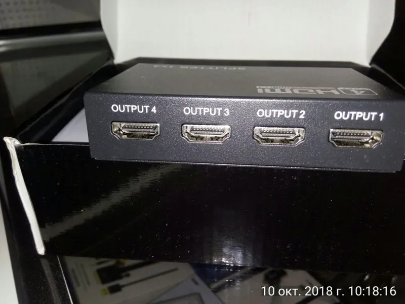 Доставка ! И по областям , Сплитер HDMI 1/4 с питанием на 5 v — фото 2
