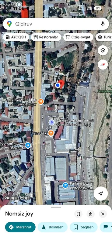 parkent setrida 14 sotig uchaska sotiladi markaz parkent dehqon bozri