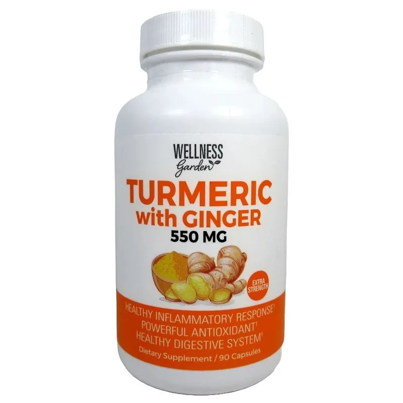 Wellness Garden Turmeric with Ginger куркума и имбирь 90 капсулы