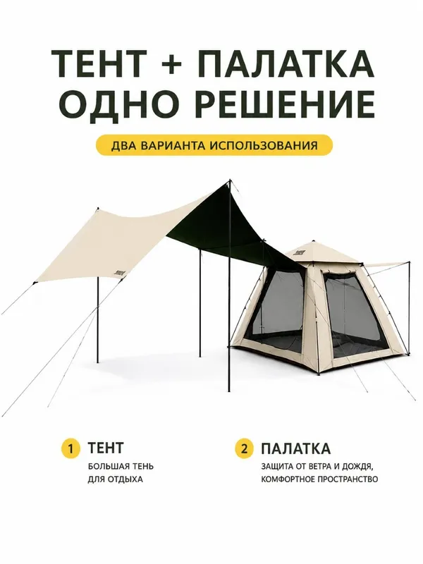 Sayohat piknic va hiking uchun ixcham palatka Sayohat piknic va hiking uchun ixcham palatka