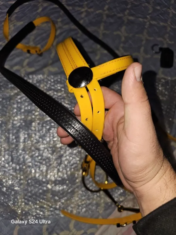 Уздечка для лошади юган jugan ot anjomlari uchun pvc kojadan toy — фото 1
