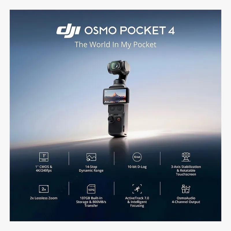 Экшн камера Dji osmo pocket 4 Standart Combo Доставка Горантия Экшн камера Dji osmo pocket 4 Standart Combo Доставка Горантия