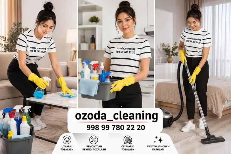 Tozalash xizmati cleaning service