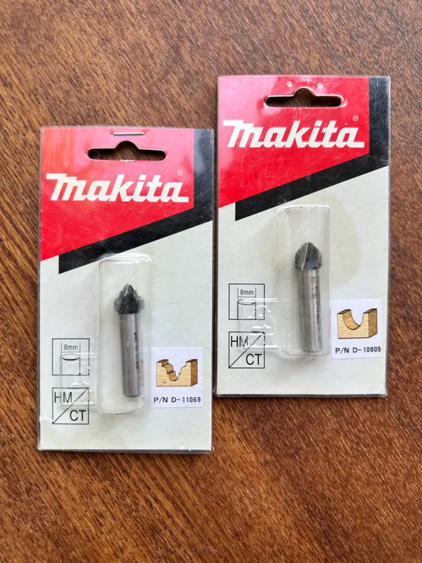 Оригинальные пазовые фрезы Makita (хвостовик 8 mm) 1 Оригинальные пазовые фрезы Makita (хвостовик 8 mm) 1