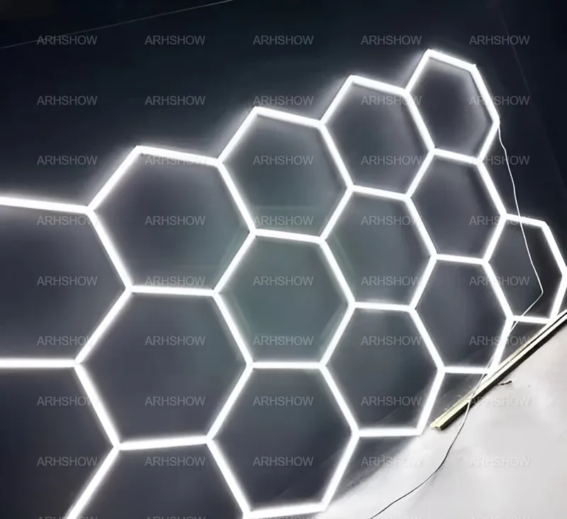 Hexagon LED соты 2.4×4.1 м комплект освещения 530W