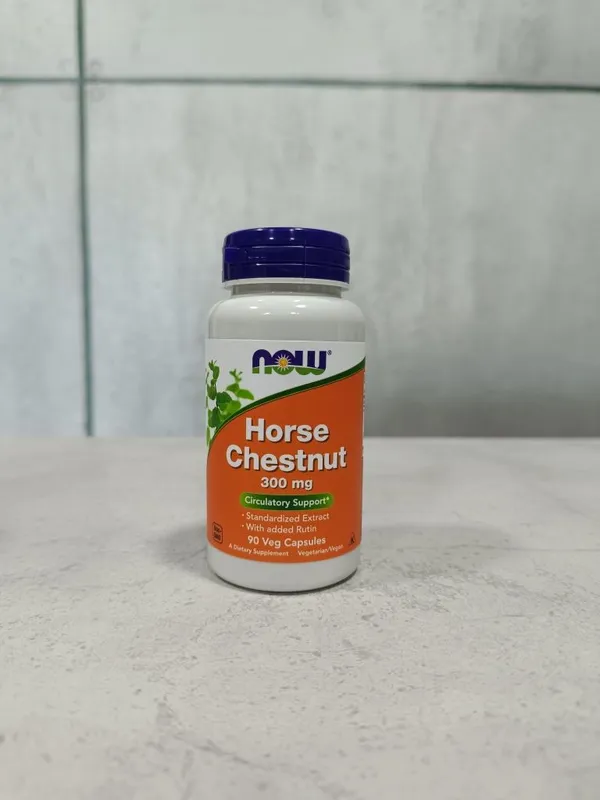 Now horse chestnut 300 mg 90 veg capsules Now horse chestnut 300 mg 90 veg capsules