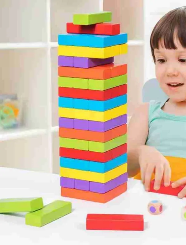 Цветная игра Jenga 2