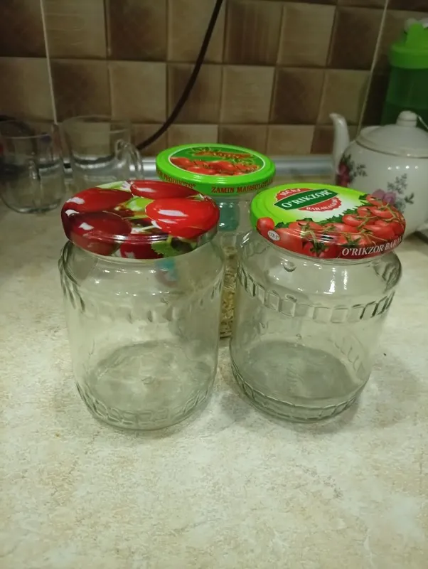 Банки с крышкой 800 г стекло