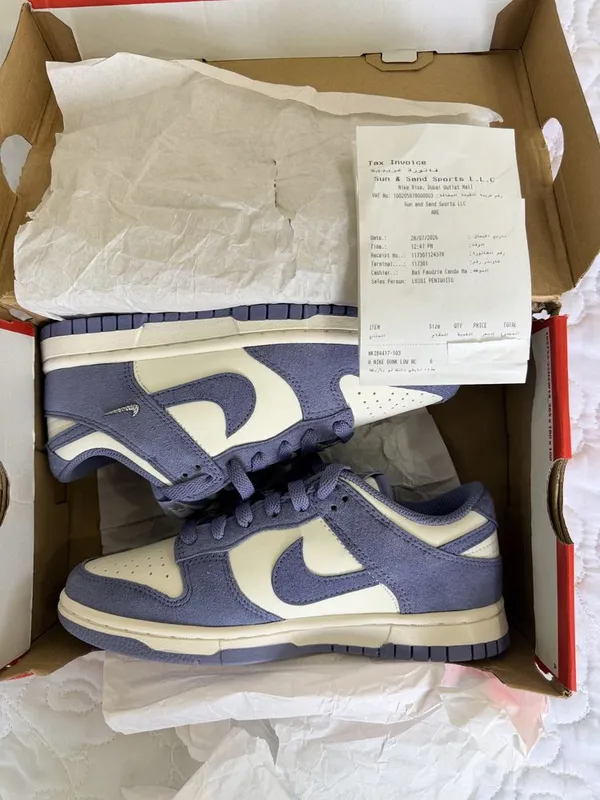 Nike Dunk Low Синие Замша Оригинал 36.5 6 Nike Dunk Low Синие Замша Оригинал 36.5 6