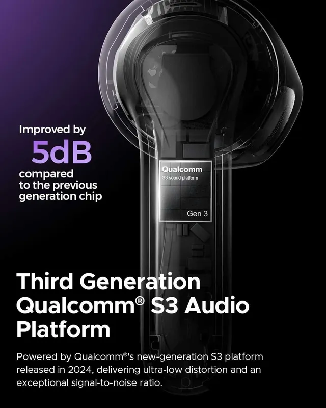 Беспроводные наушники SoundPEATS Air5 ANC Bluetooth 5.4 шумоподавление — фото 4 Беспроводные наушники SoundPEATS Air5 ANC Bluetooth 5.4 шумоподавление — фото 4