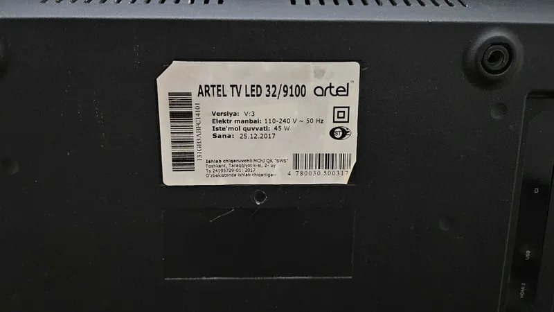 Телевизор Artel TV LED 32/9100 — фото 2
