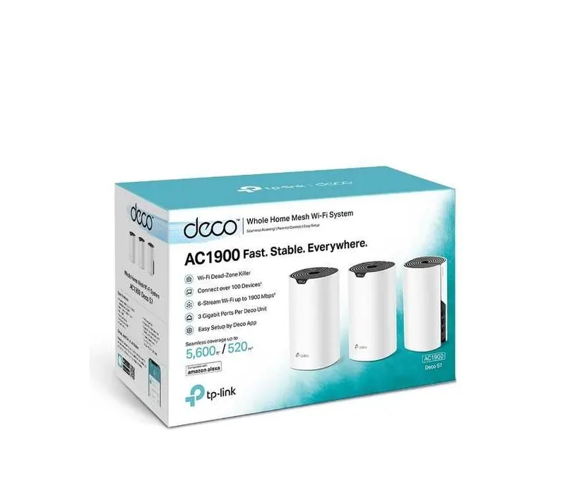 | TP-Link Deco S7 AC1900 Whole Home mesh-tizimi (3 ta qurilma) 3 | TP-Link Deco S7 AC1900 Whole Home mesh-tizimi (3 ta qurilma) 3