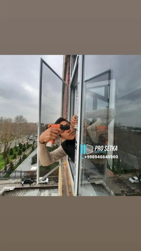 Москитная СЕТКА акфа ойна ешиклар учун | maskit setka akfa oynalarga — фото 6