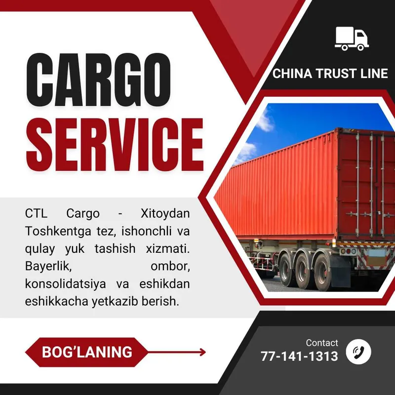 1688 Cargo Xitoydan Toshkentga