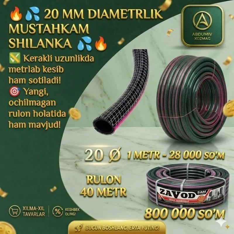 20 MM DIAMETRLIK MUSTAHKAM SHILANKA 1 20 MM DIAMETRLIK MUSTAHKAM SHILANKA 1