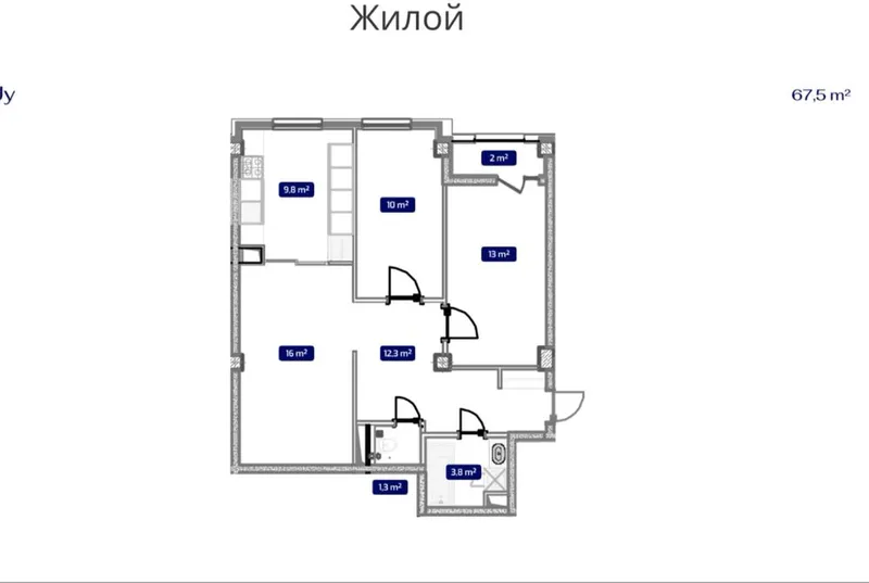 Продается экобазар 3 х ком в рассрочку ипотека 17% — фото 2