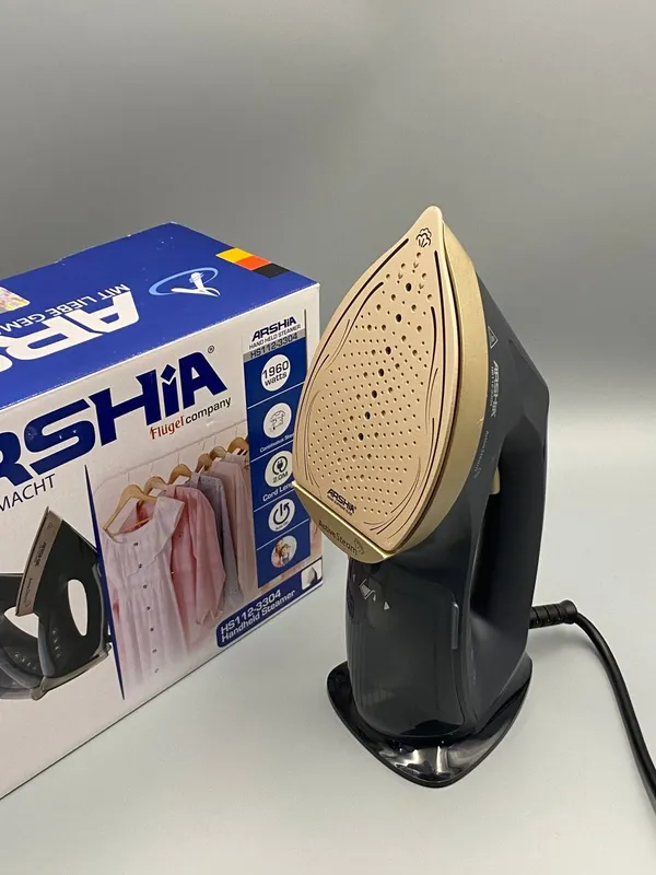 Arshia Handheld Steamer в черно-золотом исполнении 1