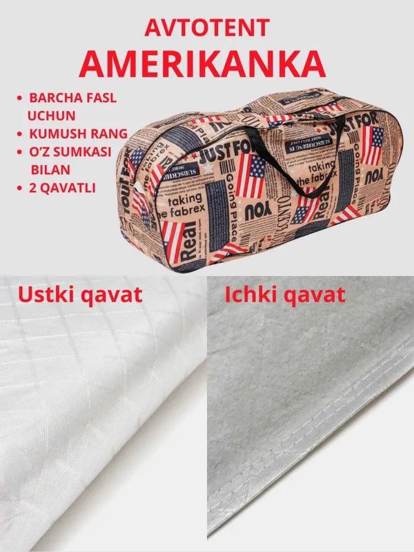 Avtotent Premium. Cobalt, Gentra, Nexia, Tracker uchun sifatli tent — фото 3