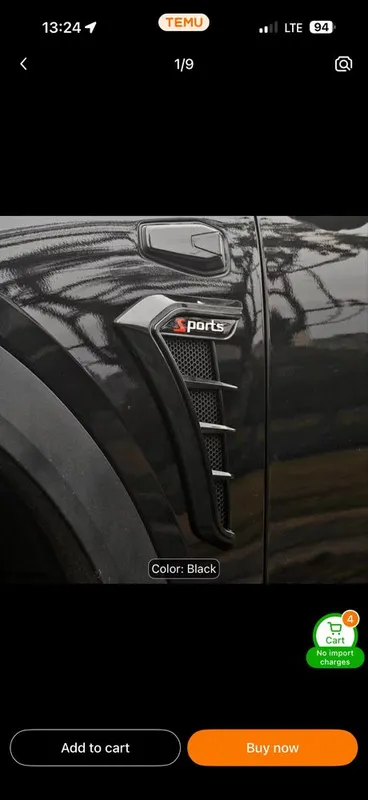 Chery tiggo 7/8/9 pro ветровой накладник тюнинг 5