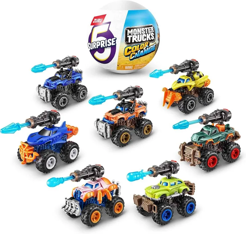 5 Surprise Monster Trucks, ZURU, машинки — фото 3