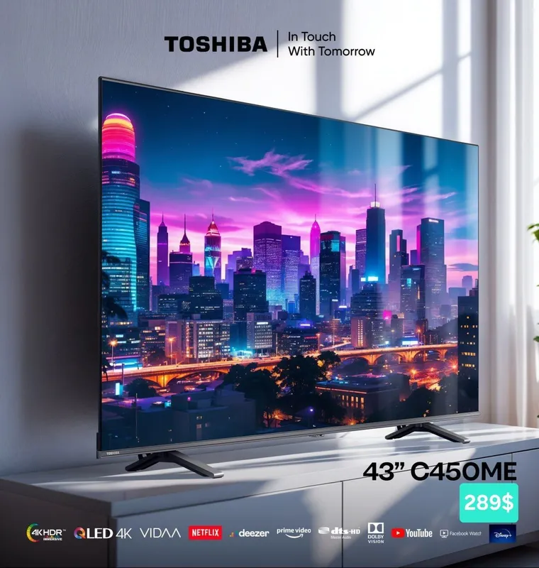 Телевизор Toshiba TV 4K QLED / Televizor / Телевизор 1