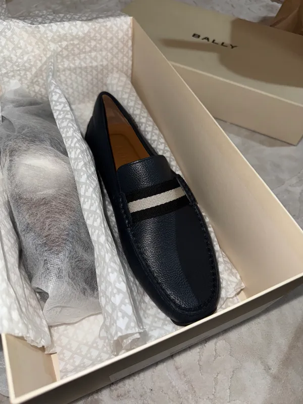 BALLY Pearce Leather Driver Loafers – Original 2