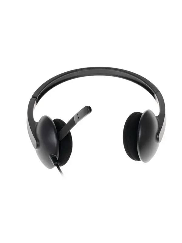 Проводные наушники для компьютера Logitech H340 с микрофоном, USB — фото 7