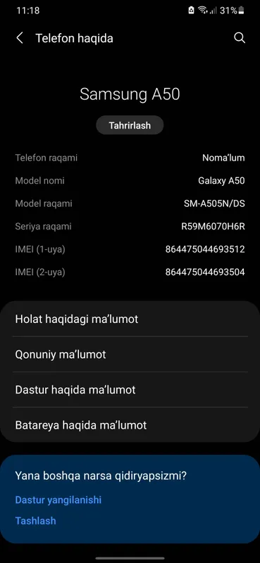 samsung a50