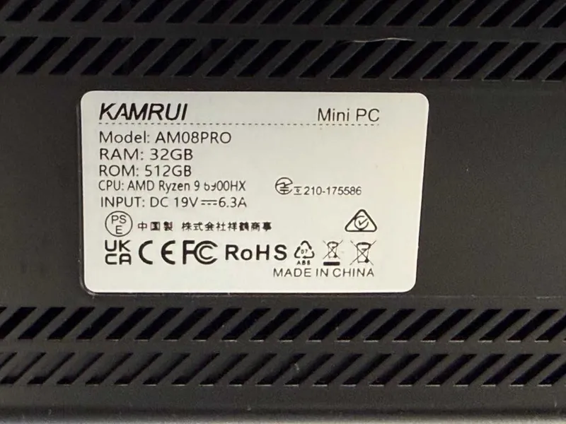 MiNi PC ACEMAGICIAN AM08 Pro AMD Ryzen 9 6900HX озу32гб ssd 512 — фото 7