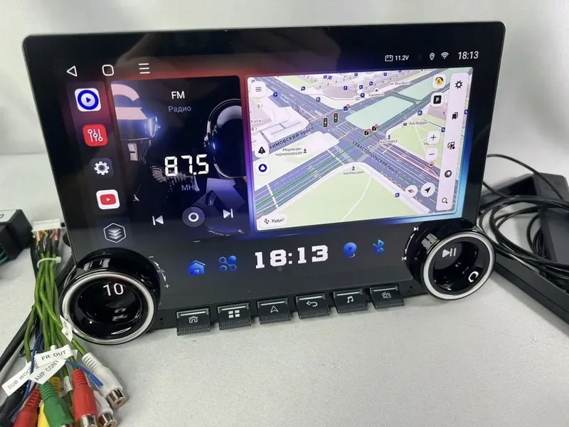 Монитор для любого авто 11.8 дюйм 4/64г андроид 15 CarPlay WiFi 4G Sim — фото 5