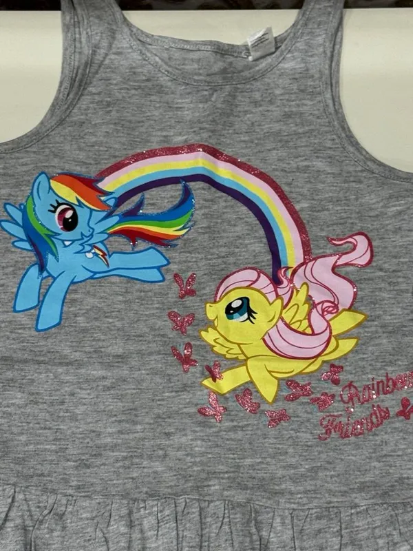 Детское платье My little Pony H&M, на 12-18 месяцев, б/у — фото 1