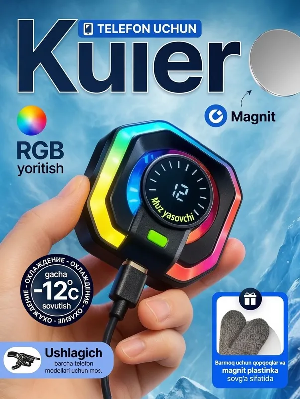 Kuler HK-5 Pro — Muzlatib yuboradi (-12°C!) 1 Kuler HK-5 Pro — Muzlatib yuboradi (-12°C!) 1