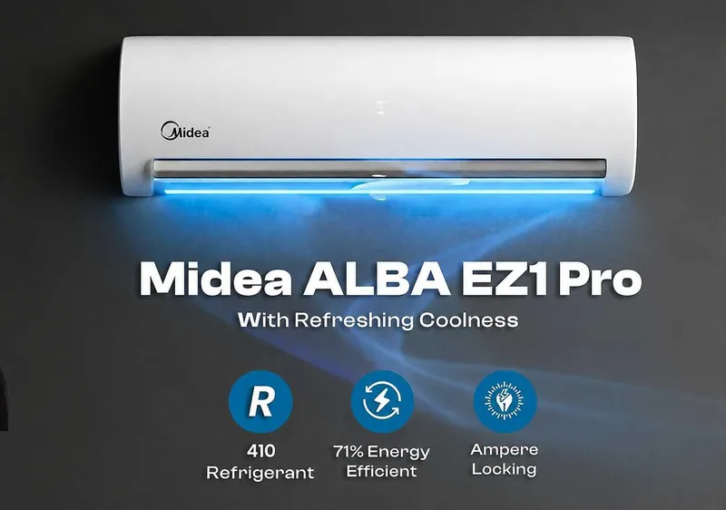 Кондиционер MIDEA модель ALBA Pro - 24,000 Btu / Inverter / Новинка ! 1 Кондиционер MIDEA модель ALBA Pro - 24,000 Btu / Inverter / Новинка ! 1