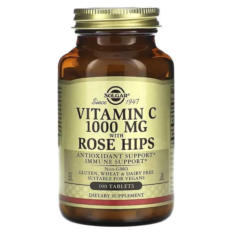 Solgar витамин C Vitamin C with Rose Hips — фото 2