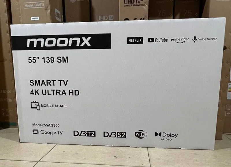 Moonx 75/65/55/50 QLED 4K Smart TV — Огромный экран Бесплатная доставк — фото 1
