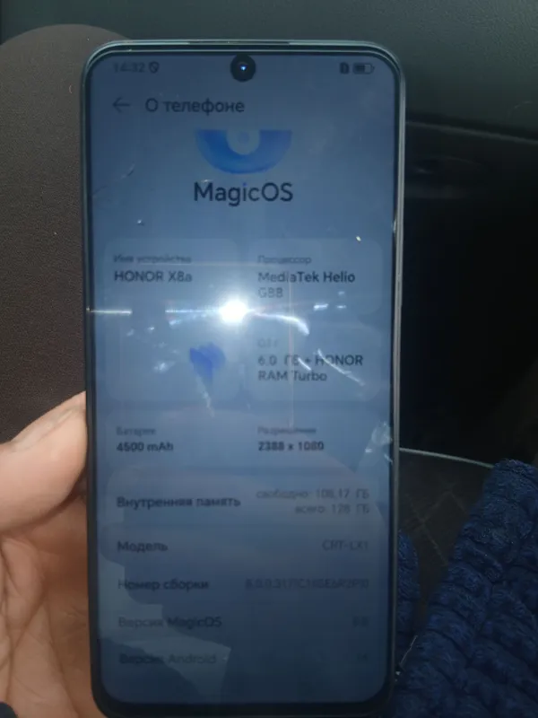 telfon sotiladi HONOR X 8A 128x8 — фото 2