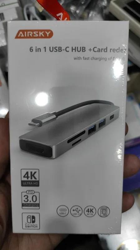 Скидка ! 5× 1 Type c > hdmi / / 2× usb , переходник, Lan ,macbook — фото 6