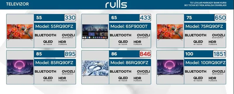 Телевизоры Televizorlar — фото 2