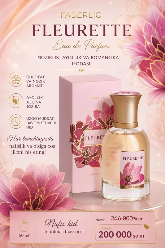 Parfyum Atiri FLEURETTE Faberlik 1