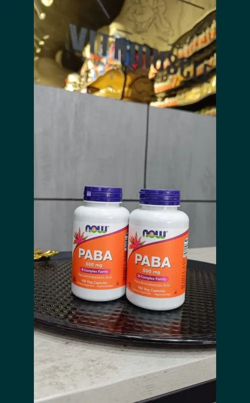 Now PABA 500 mg 100 veg capsules Now PABA 500 mg 100 veg capsules