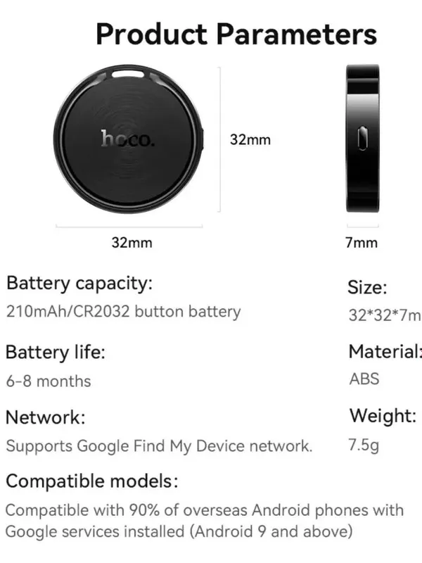 GPS Treker Android uchun Hoco E96A — фото 2